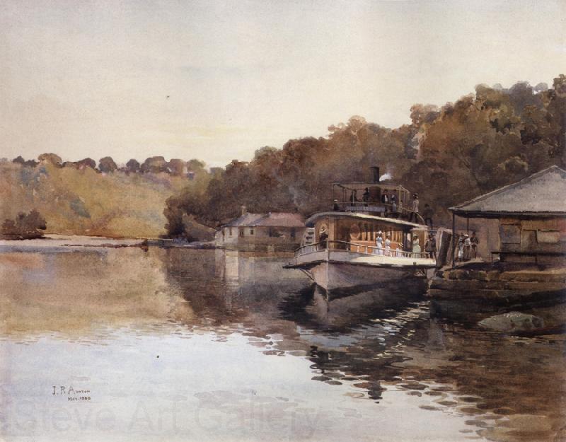 Julian Ashton Mosman Ferry 1888